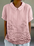Liliana - camisa bordada floral