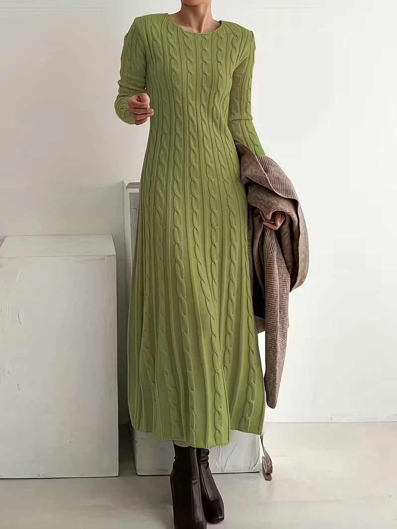 Jemima - Vestido Largo de Punto Elegante