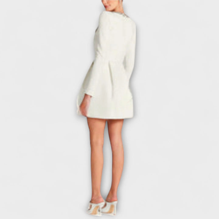 Wren | Vestido Mini De Terciopelo Con Joyas