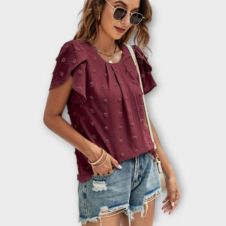 Charlotte | Blusa Perfeita de Bolinhas