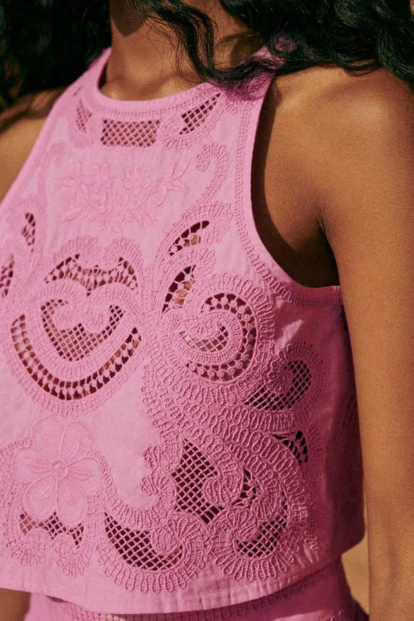 Moema - Conjunto Rosa de Encaje