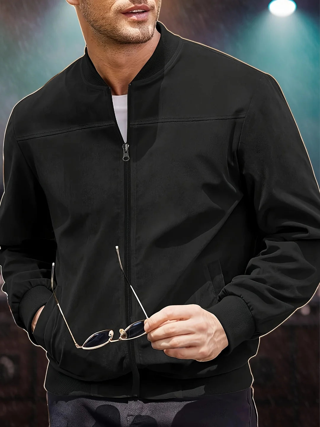 Mason™ - Chaqueta Elegante Con Cremallera