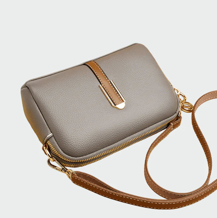 Bolso de hombro de cuero elegante