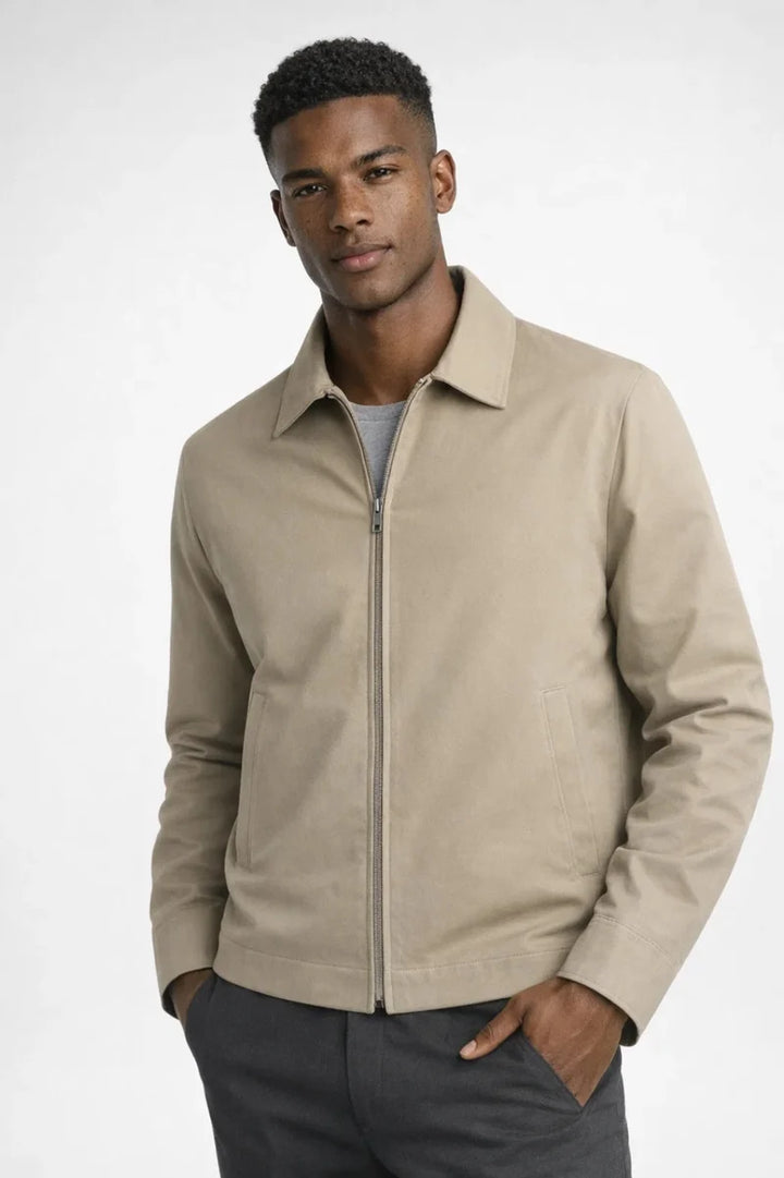 Men's Slim Fit Zipper Jacket, Classic, Casual and Stylish