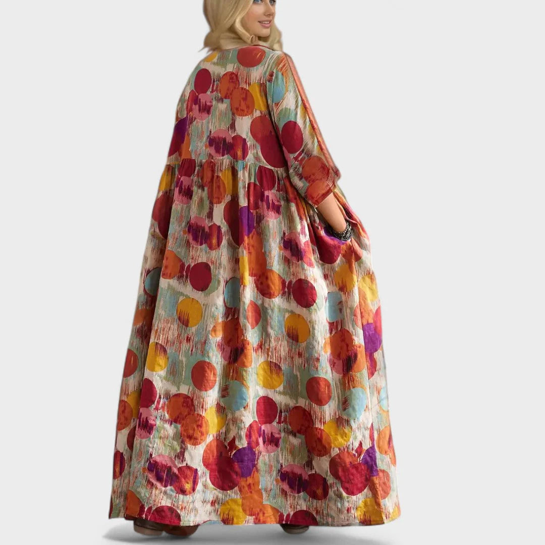 Camila - Vestido Maxi Bohemio