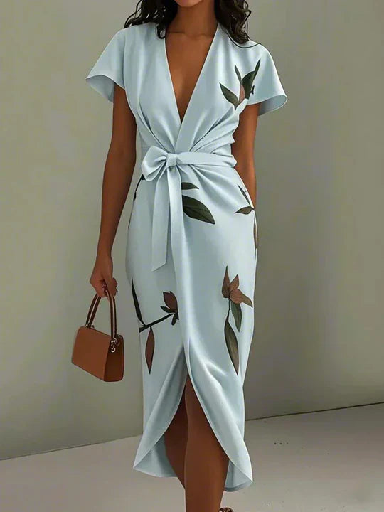 Lisa™ | Vestido Cruzado con Estampado Floral