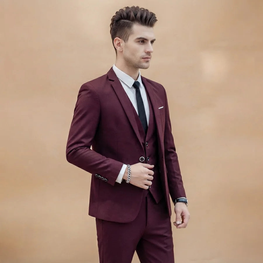 Luis | Traje De 3 Piezas Hombre Slim Fit Ceremonia