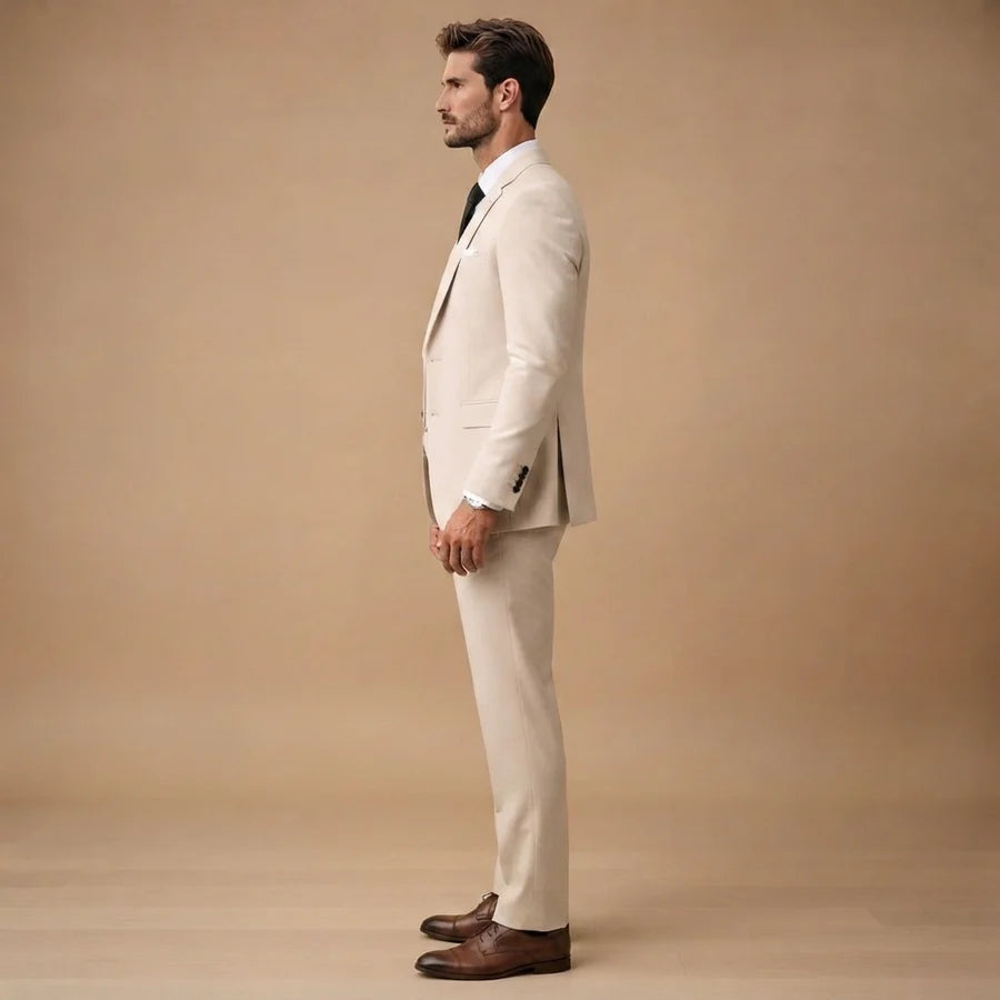 Antonio | Traje De 3 Piezas Slim Fit Hombre Boda Blazer Chaleco Pantalón