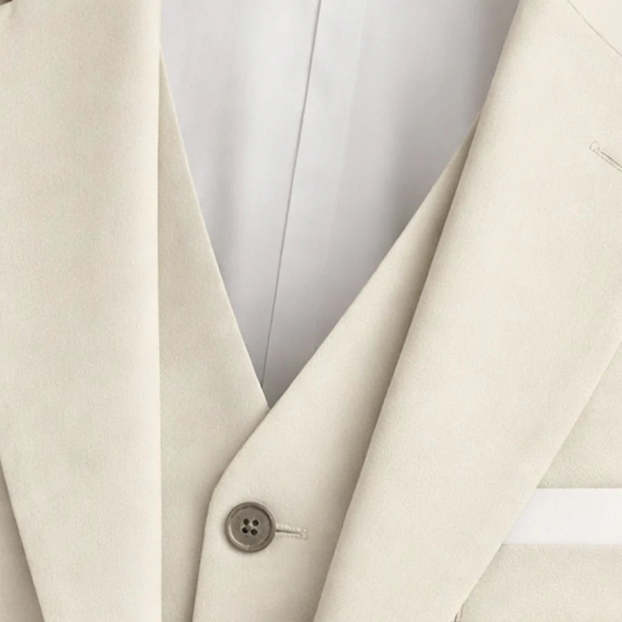 Antonio | Traje De 3 Piezas Slim Fit Hombre Boda Blazer Chaleco Pantalón