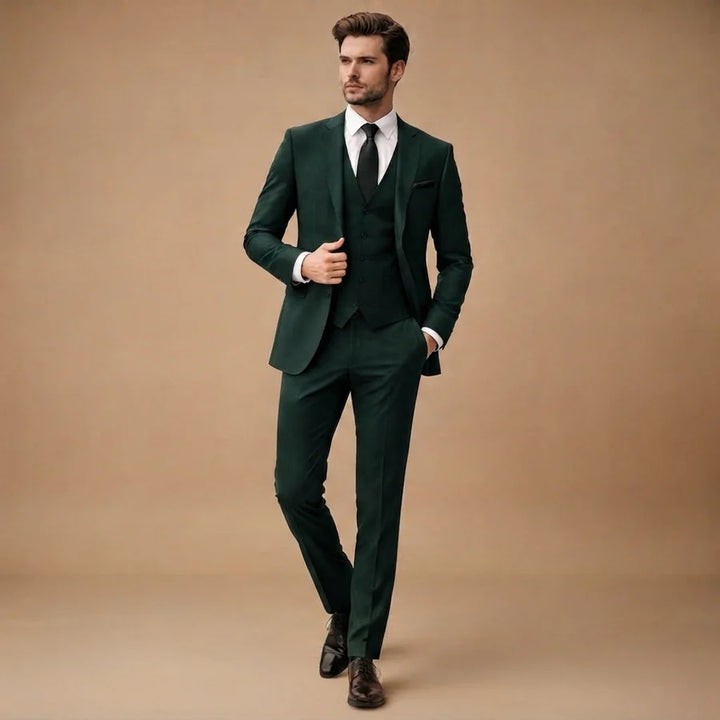 Antonio | Traje De 3 Piezas Slim Fit Hombre Boda Blazer Chaleco Pantalón