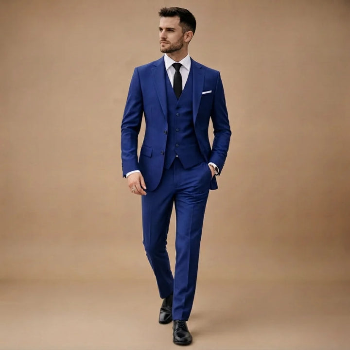 Antonio | Traje De 3 Piezas Slim Fit Hombre Boda Blazer Chaleco Pantalón