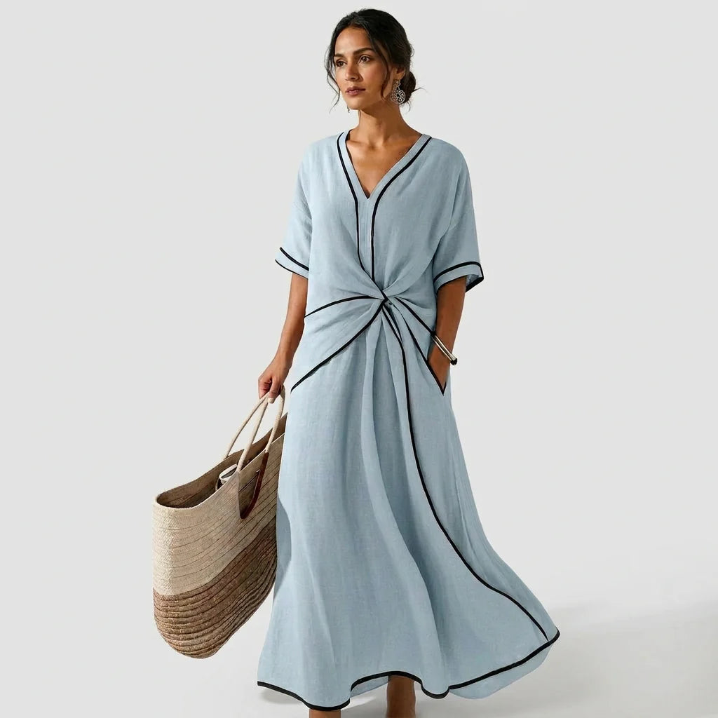 CLARA - VESTIDO FLUIDO Y RELAJADO