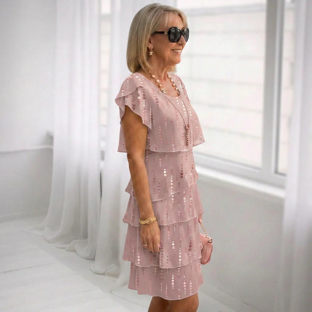 Vitória - vestido elegante con encajes para mujer