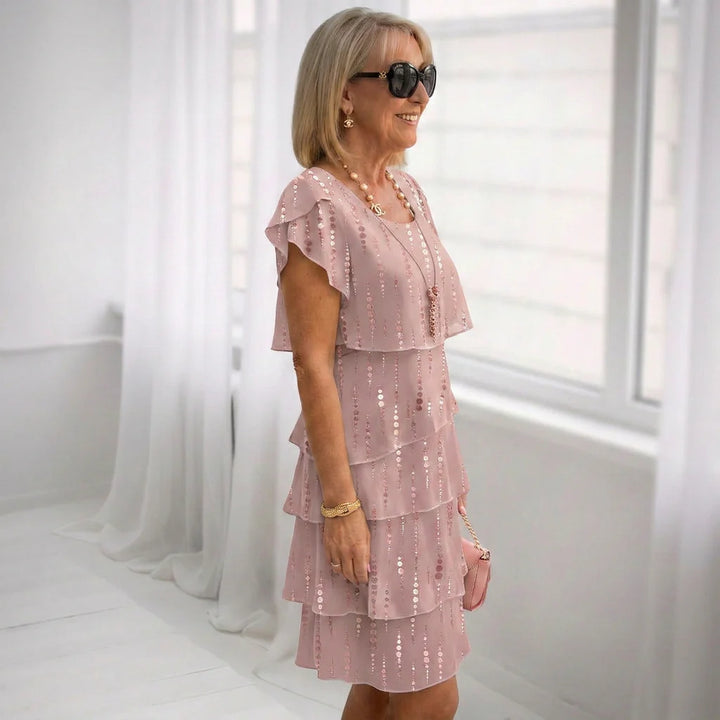 Vitória - Vestido Elegante Com Rendas Para Mulher
