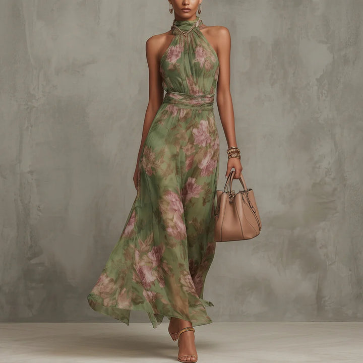 Ana - Vestido Maxi Plissado