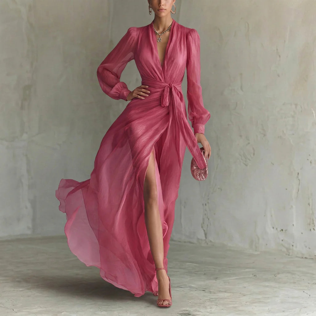 Leonor - Vestido Comprido Elegante