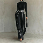 Vera - conjunto elegante con detalles en contraste