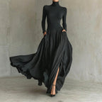 EVA - CONJUNTO ELEGANTE CON FALDA PLISADA