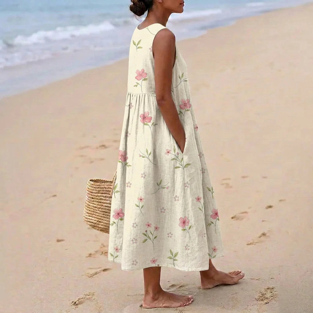 Pandora - vestido con pétalos flotantes