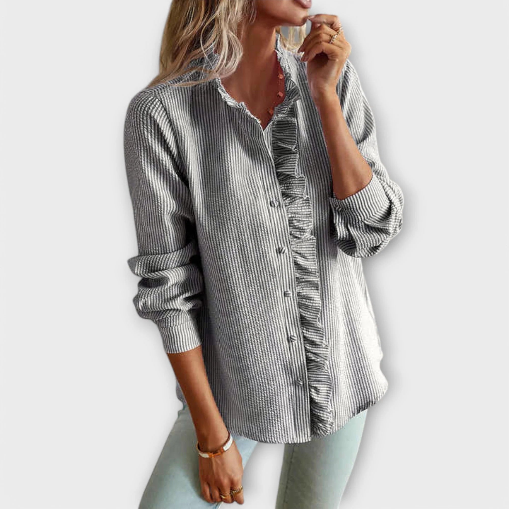 LILY | BLUSA ELEGANTE DE MANGA LARGA