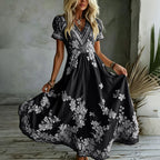 - VESTIDO MAXI BORDADO ROSA BLANCA
