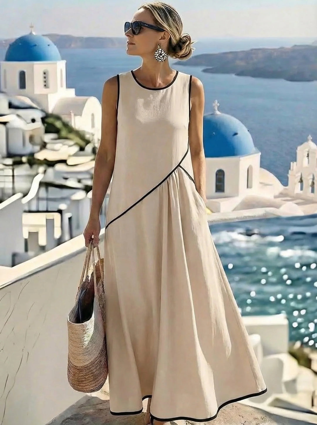 Lotte™ | Vestido De Verano A Rayas