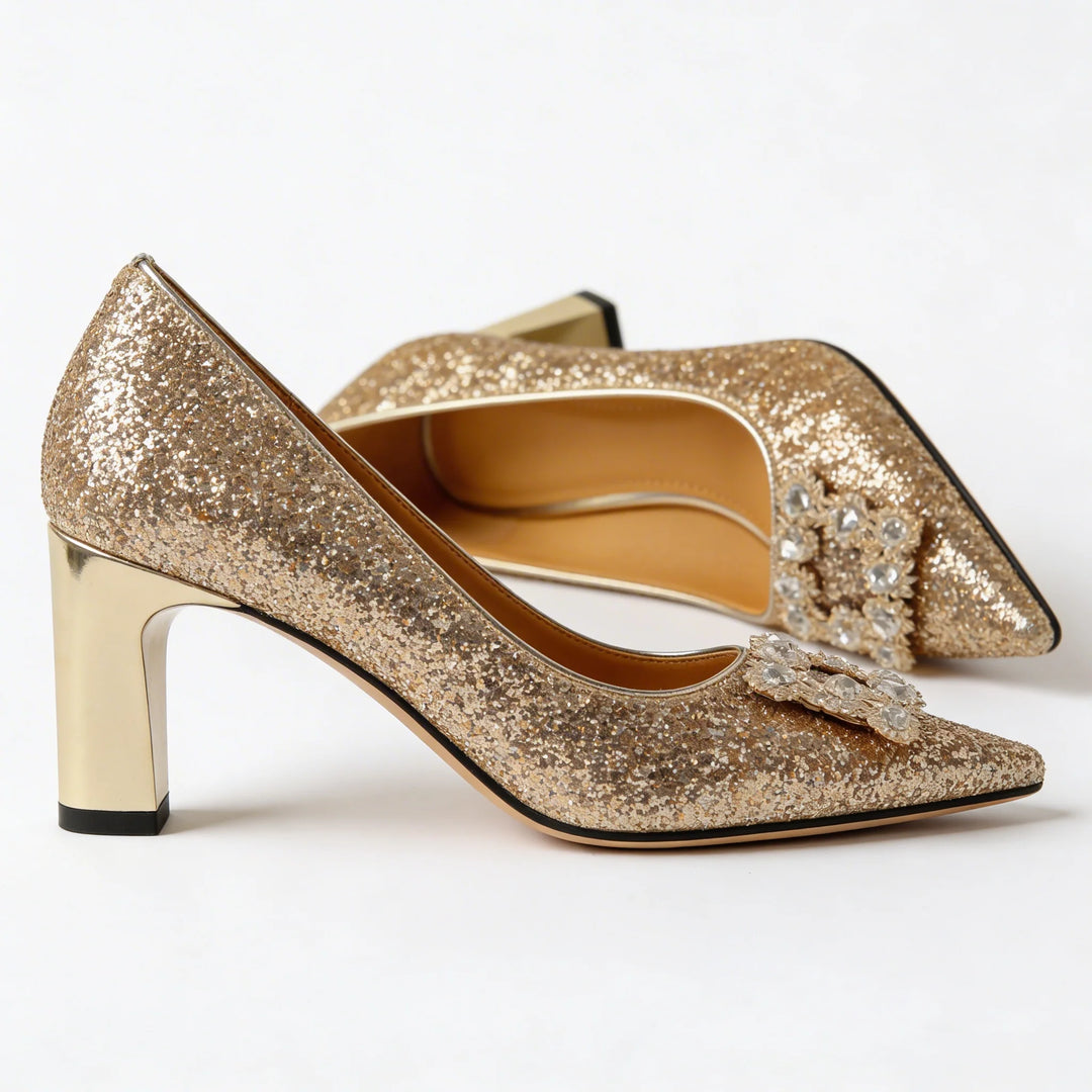 Madalena | Sapatos Ortopédicos com Brilhos