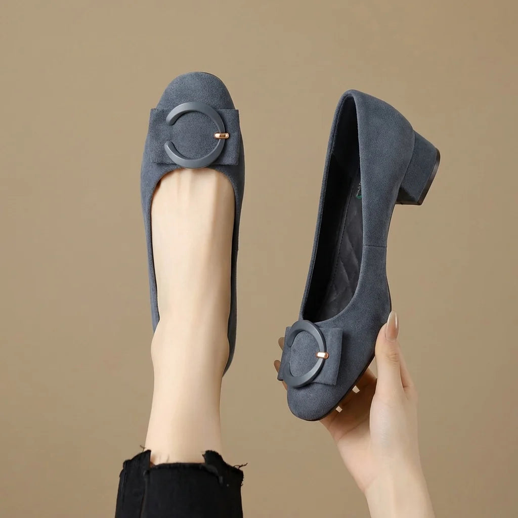 ZAPATOS DE ANTE ROSA