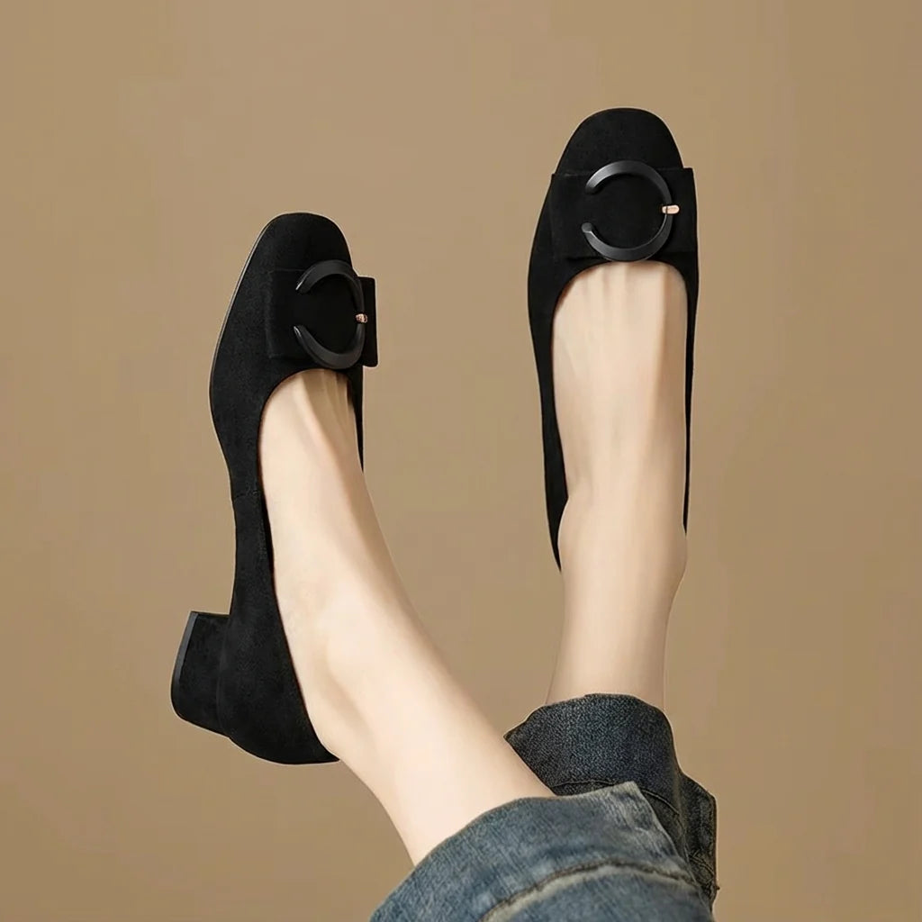 ZAPATOS DE ANTE ROSA
