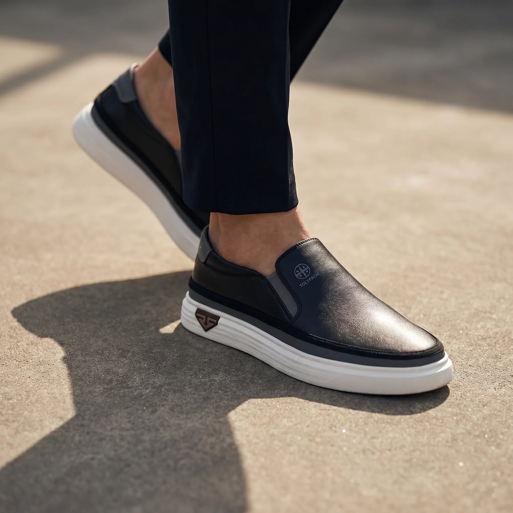 TORINO | Zapatilla Hombre Slip-On de Cuero