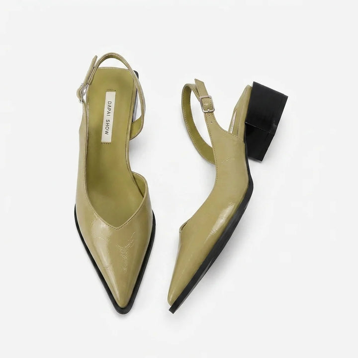 Emma™ | Sapatos de Salto Slingback Ortopédicos