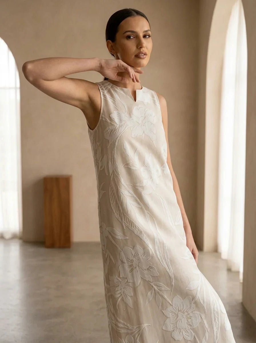 Meliora™ - Luxurious Printed Dress