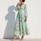 Aurelia - Vestido Midi con Escote en V HD 2