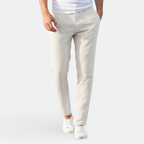 Hélder - Pantalones Casuales Ligeros de Lino