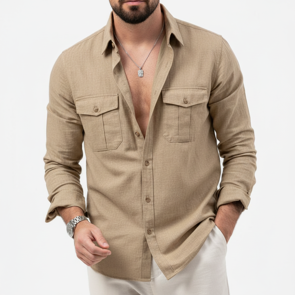 CAMISA - BOLSILLOS CARGO CONFORT TÉRMICO