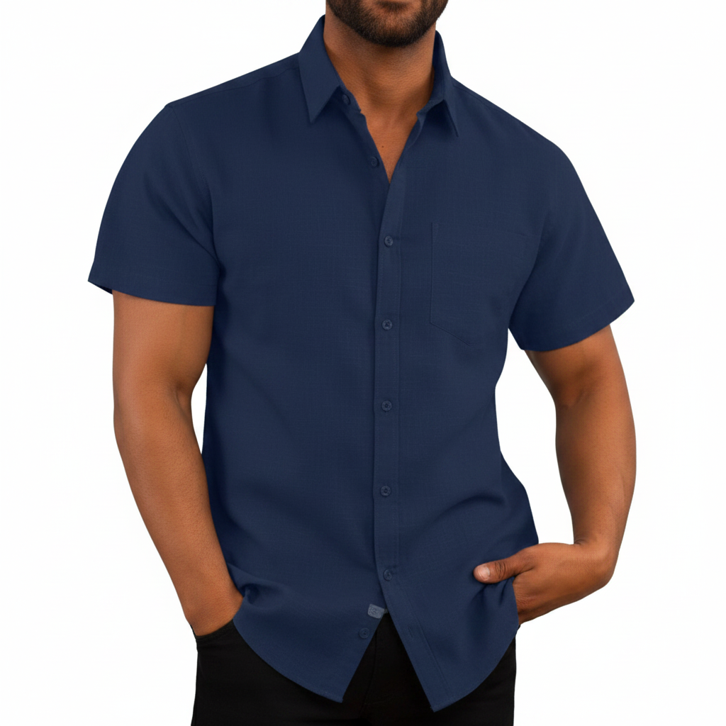 Camisa - Manga Curta Dois Bolsos