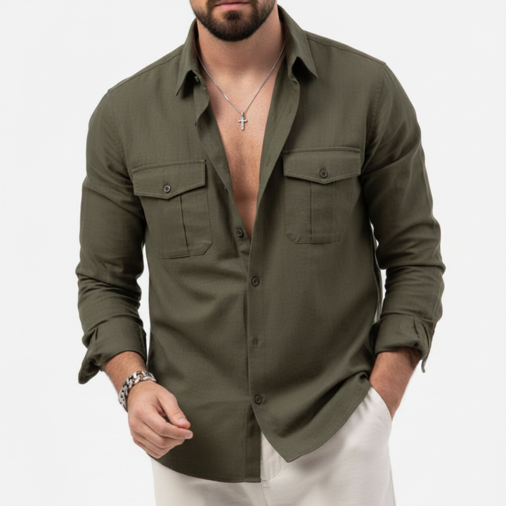 Camisa - Bolsos Cargo Conforto Térmico