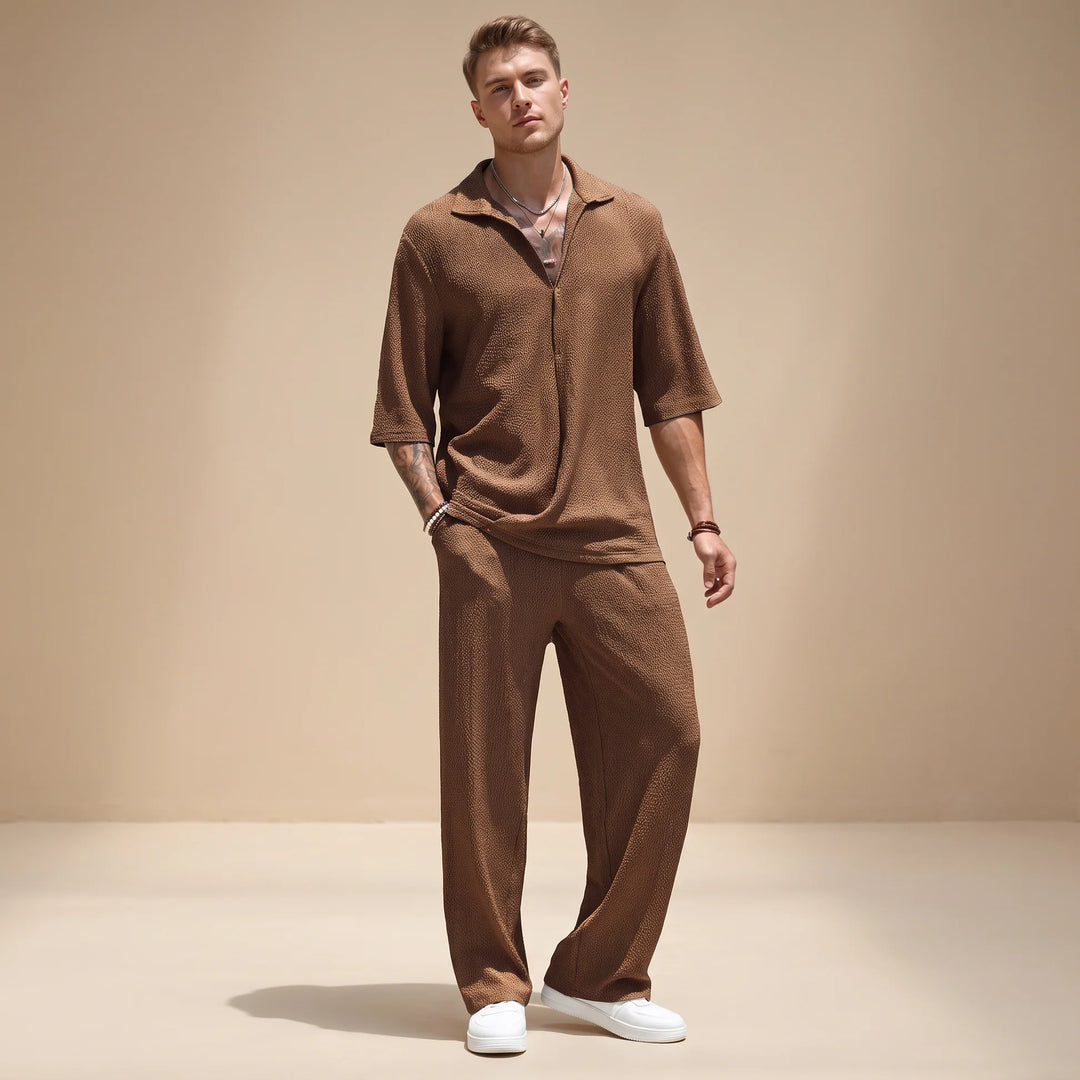 Allen - Conjunto Relajado Con Textura Ondulada