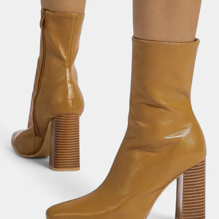 Linde | botas de pantorrilla voluminosa