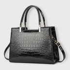 Paula | cartera de mano con motivo cocodrilo