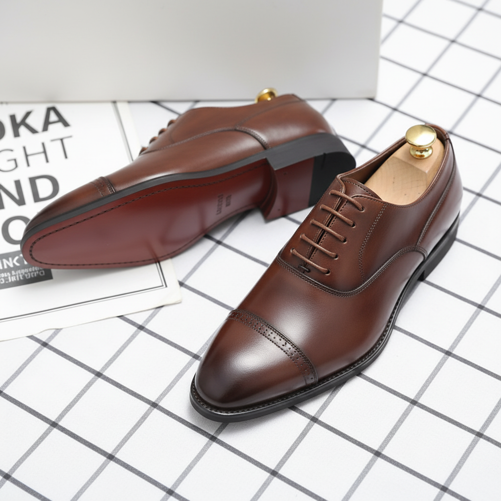 MÁRIO - ZAPATOS ELEGANTES EN CUERO PARA HOMBRE