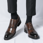 CARLOS - ZAPATOS CLÁSICOS DE TRAJE EN CUERO BROGUE