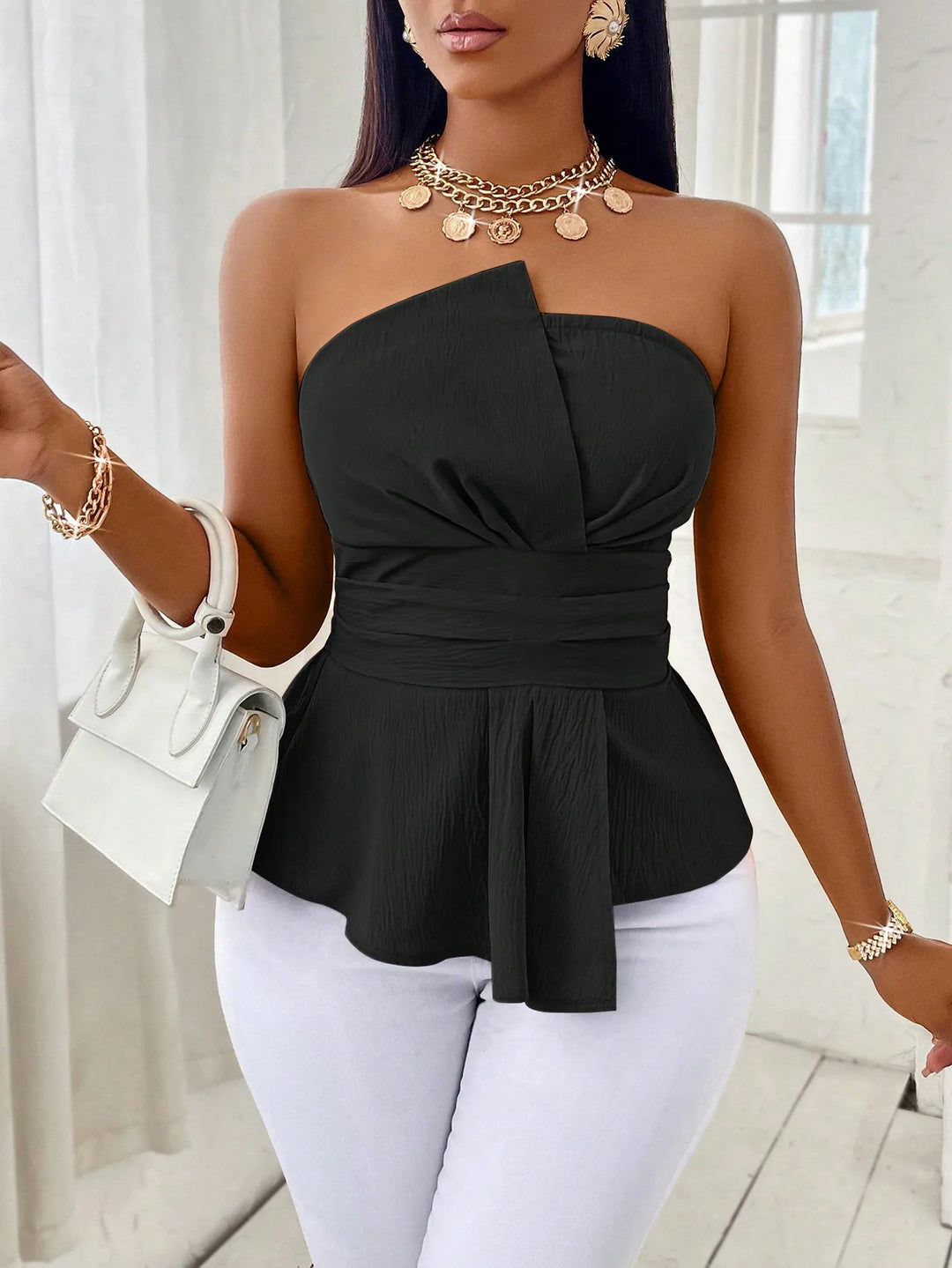 Marie | Peplum Elegante na Cintura