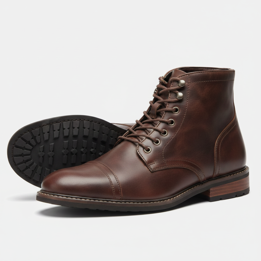 VASCO - BOTAS DERBY RETRO EN CUERO PARA HOMBRE