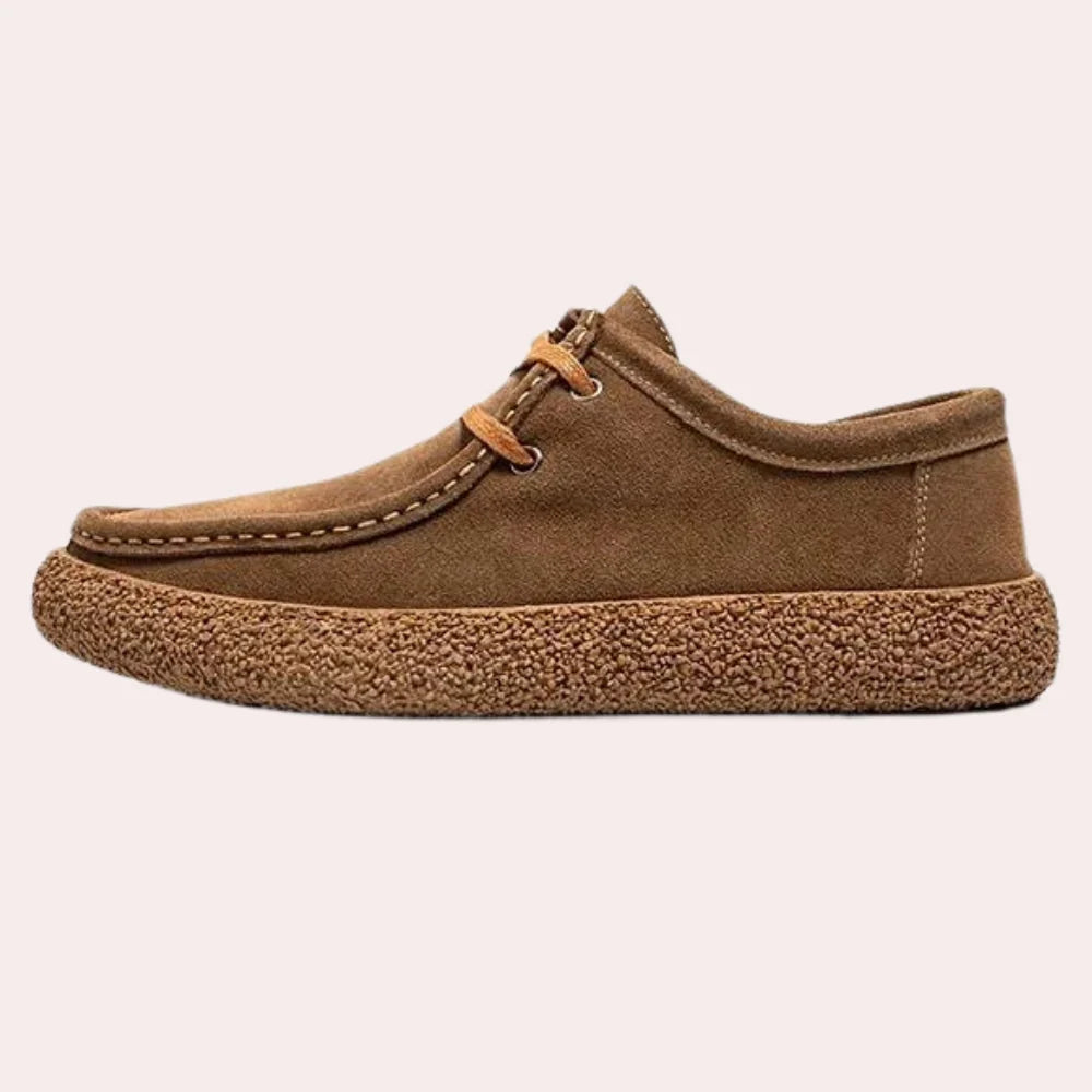MEN'S LOAFERS WITH FUR LINING AND NON-SLIP TEXTURED SOLE