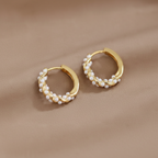 Aros con perlas
