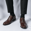 CARLOS - ZAPATOS CLÁSICOS DE TRAJE EN CUERO BROGUE