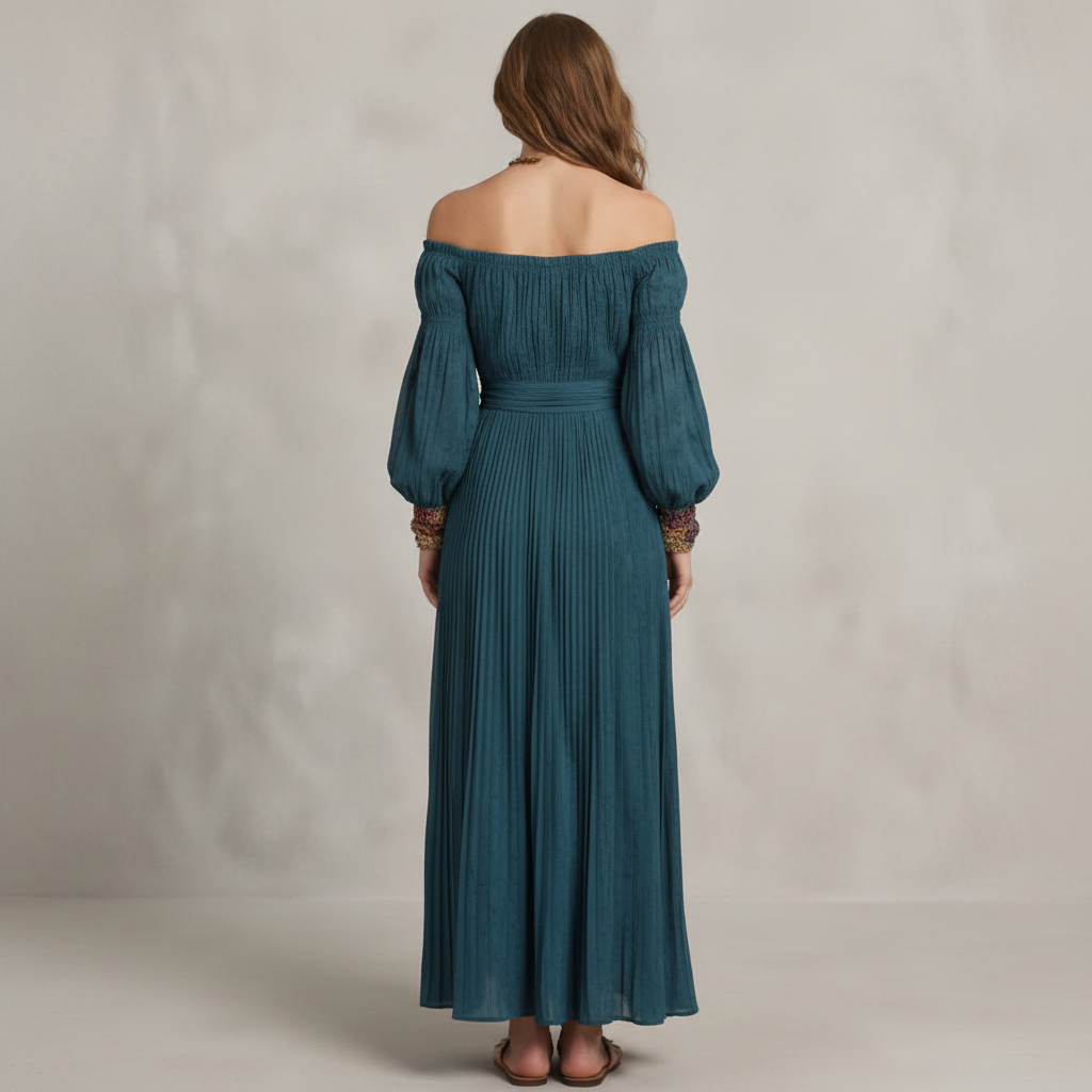 Adriana Maxi Vestido - Traseira