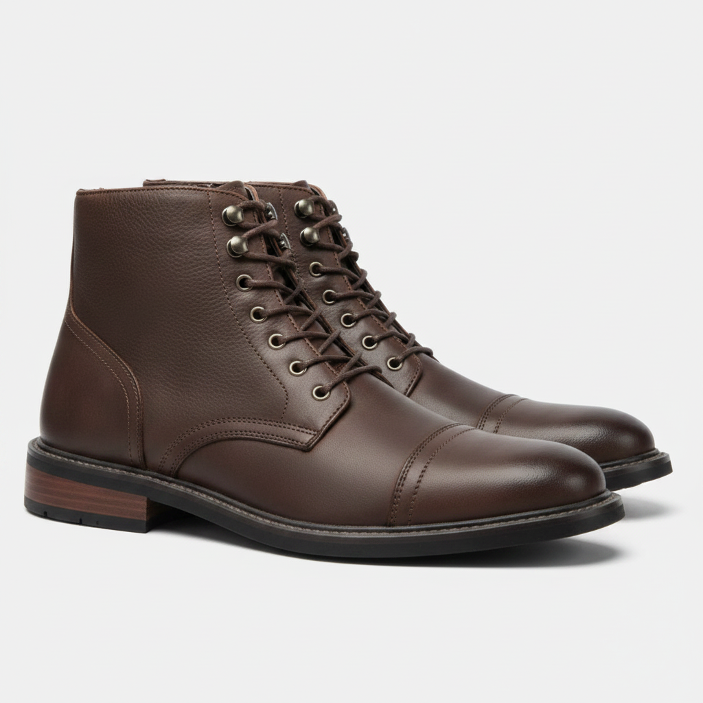 VASCO - BOTAS DERBY RETRO EN CUERO PARA HOMBRE