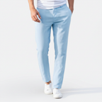 Hélder - Pantalones Casuales Ligeros de Lino